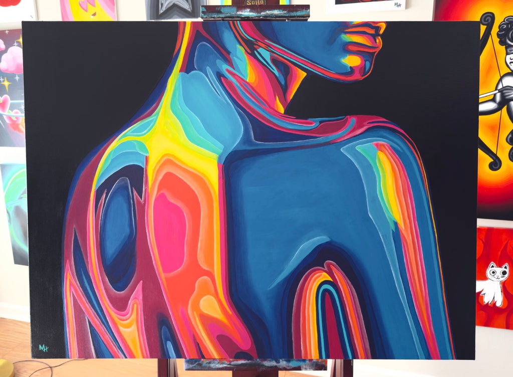Iridescent Figure