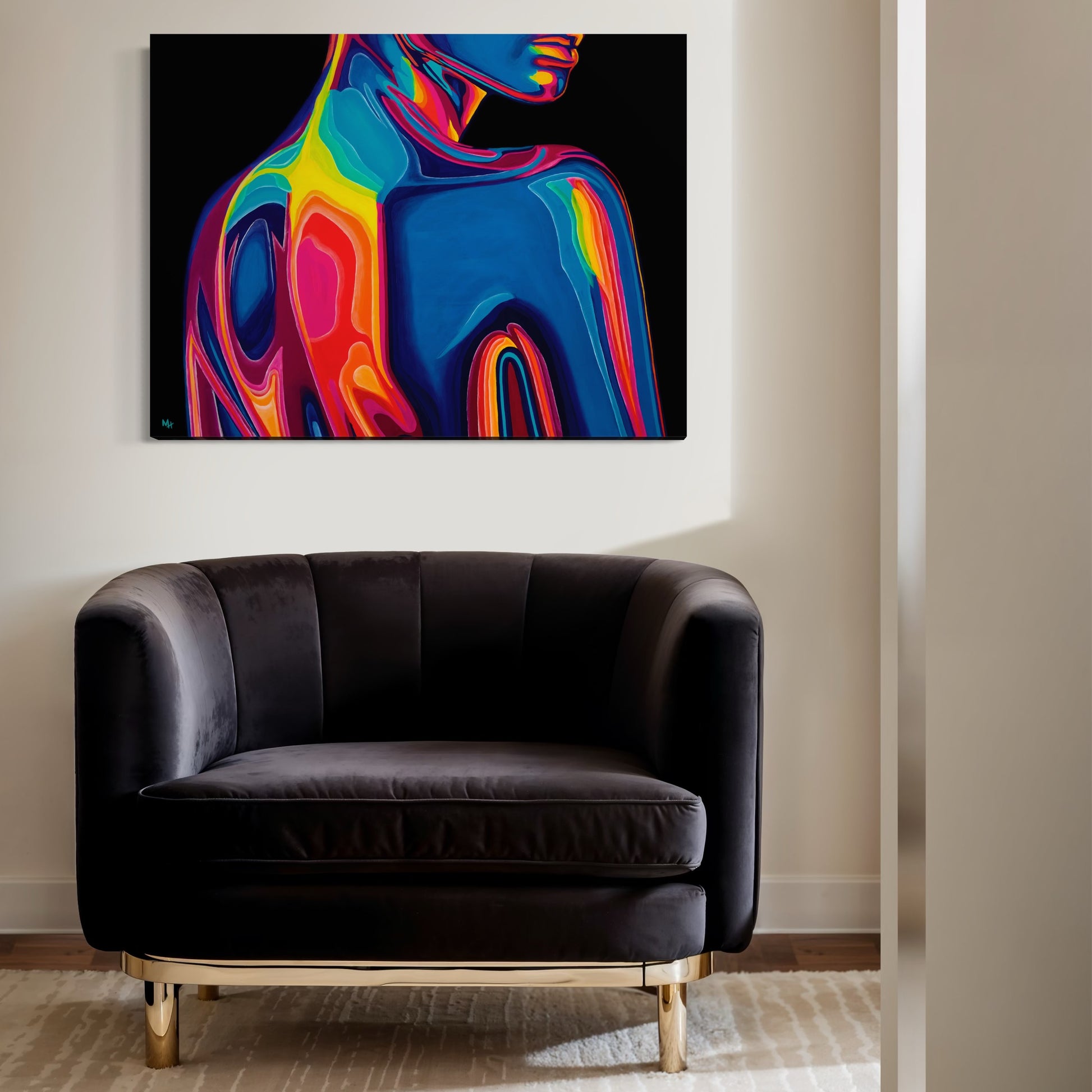 Iridescent Figure