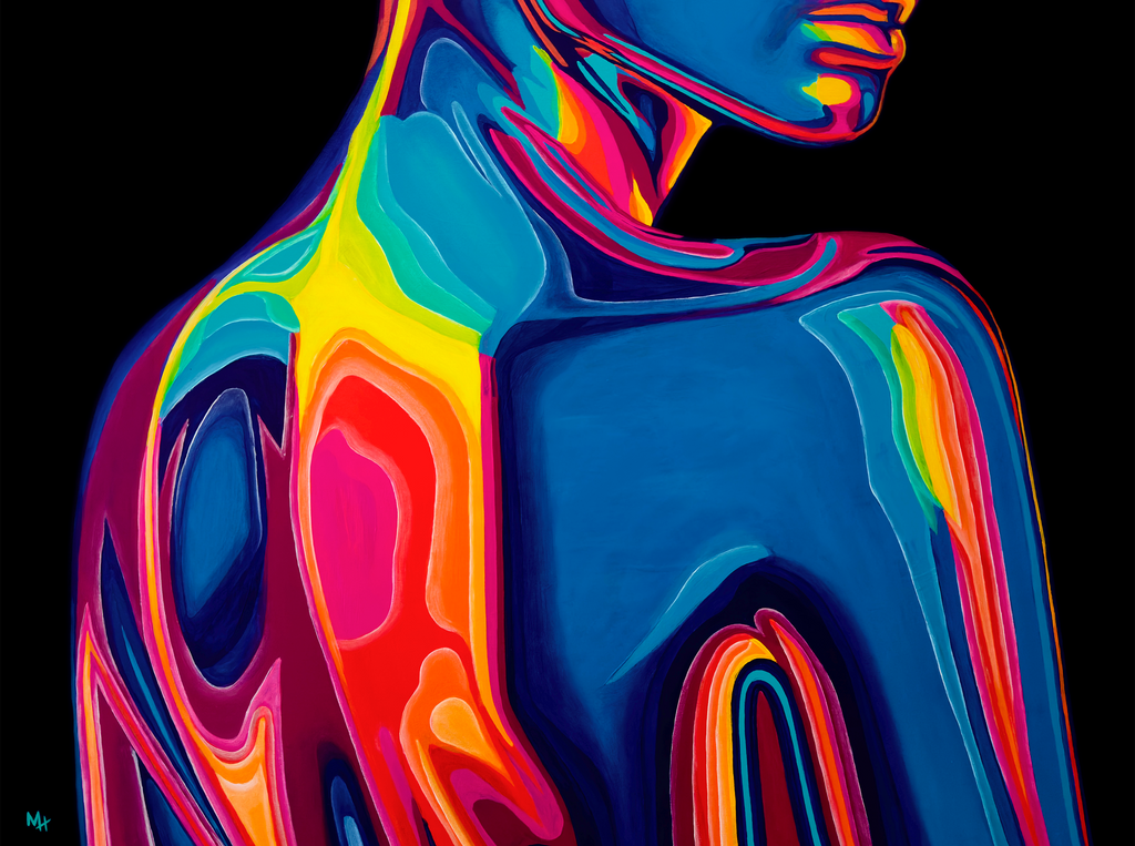 Iridescent Figure